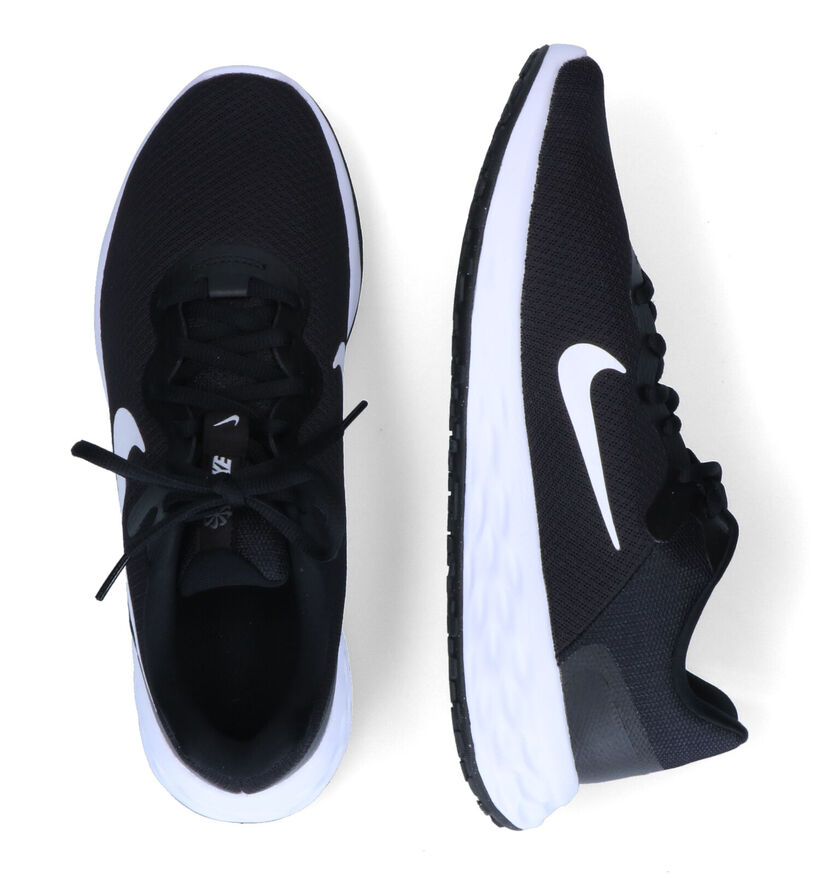 Nike Revolution 6 Baskets en Noir pour hommes (309121)