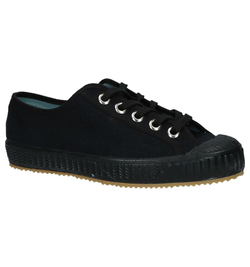 Komrads Baskets basses en Noir en textile (234044)