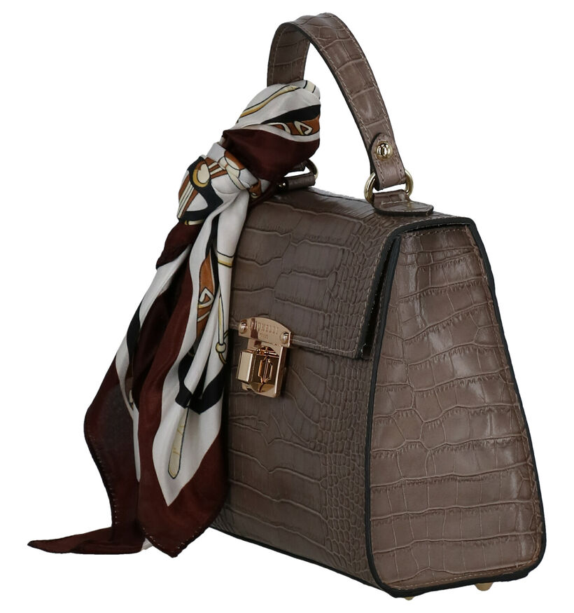 Piumelli Tampa Sac à main en Taupe en cuir (273014)