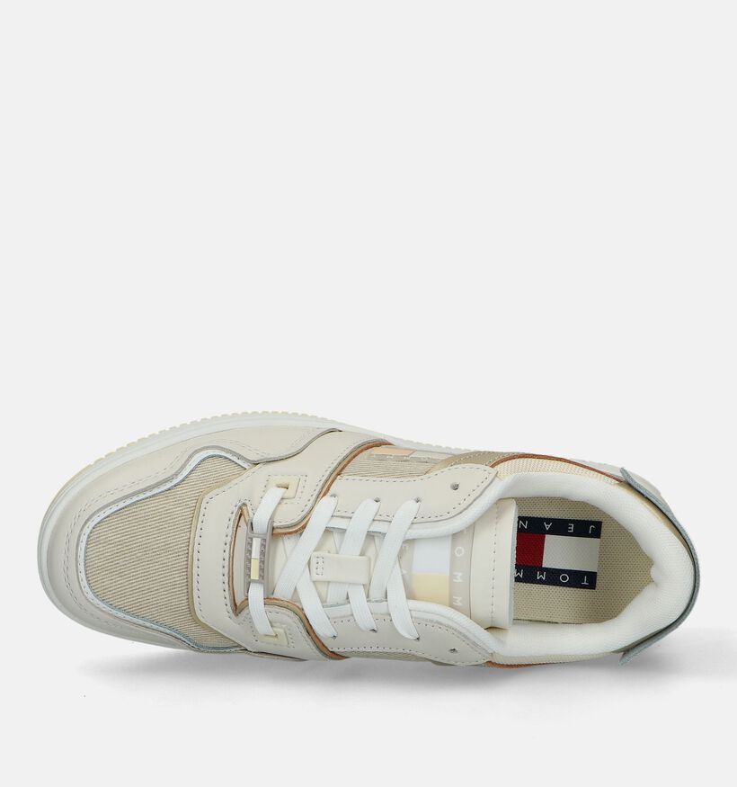 Tommy Hilfiger Retro Baskets en Écru pour femmes (326166) - pour semelles orthopédiques