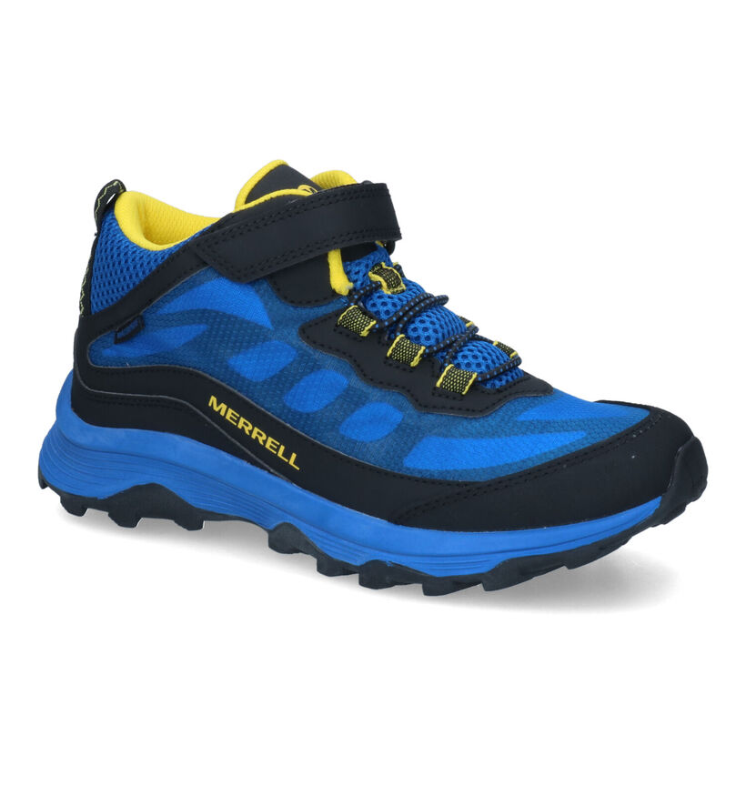 Merrell Moab Speed Mid Baskets en Bleu en synthétique (302564)