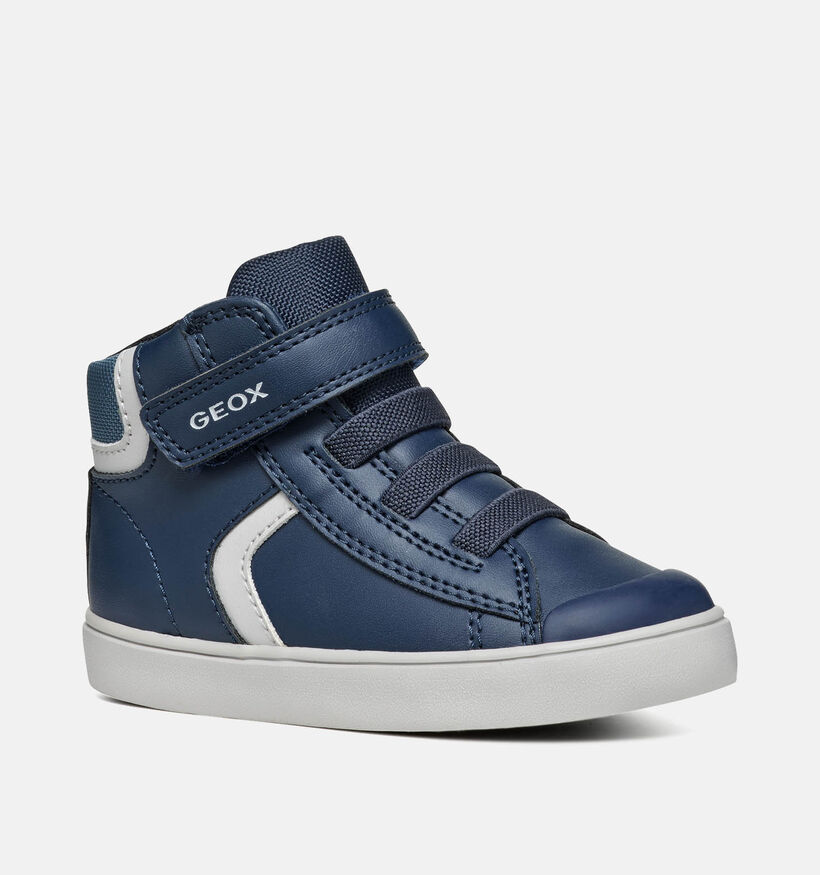 Geox Gisli Blauwe Hoge schoenen voor jongens (344549) - geschikt voor steunzolen