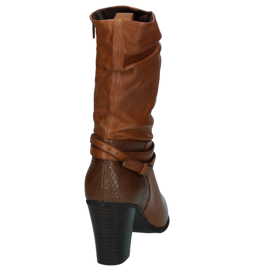 SPM Bottes basses en Cognac en cuir (226843)