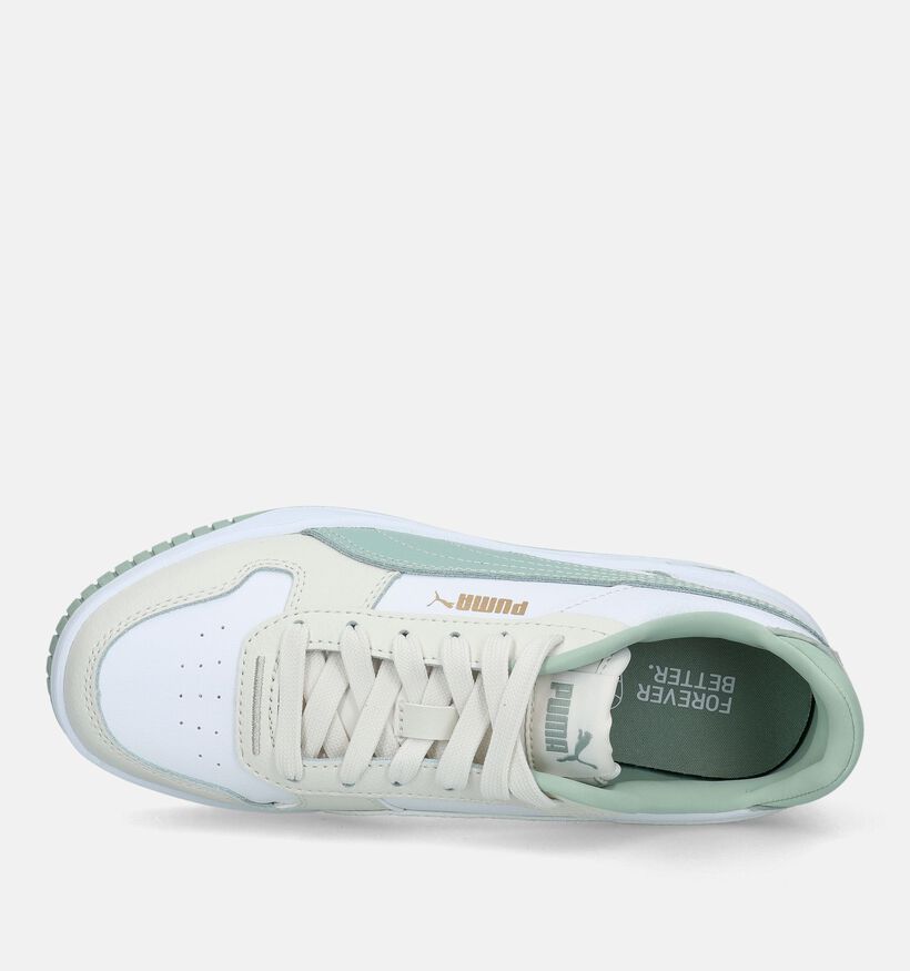 Puma Carina Street Witte sneakers voor meisjes (326346) - geschikt voor steunzolen