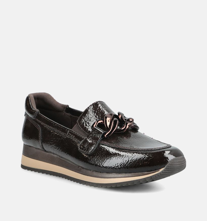 Jana Chaussures plates en Brun fonc&eacute; pour femmes (377087)