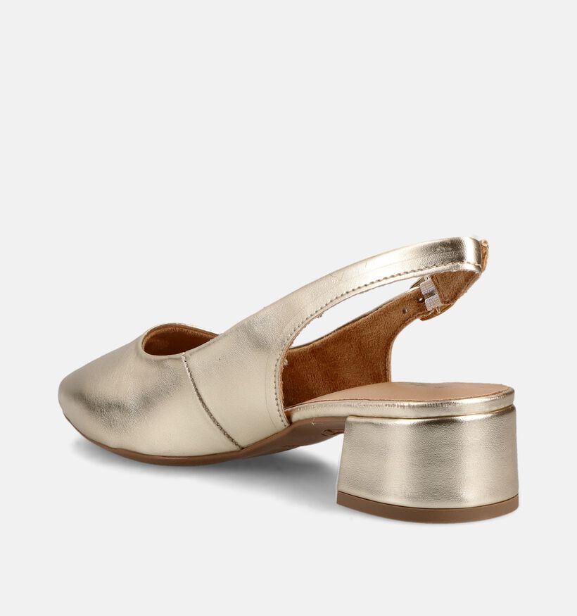 Tamaris Escarpins slingback en Or pour femmes (367690)