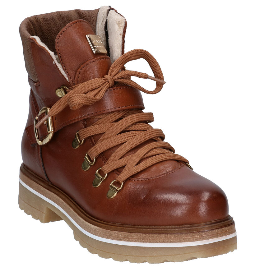 Scapa Bottines en Cognac en cuir (281249)