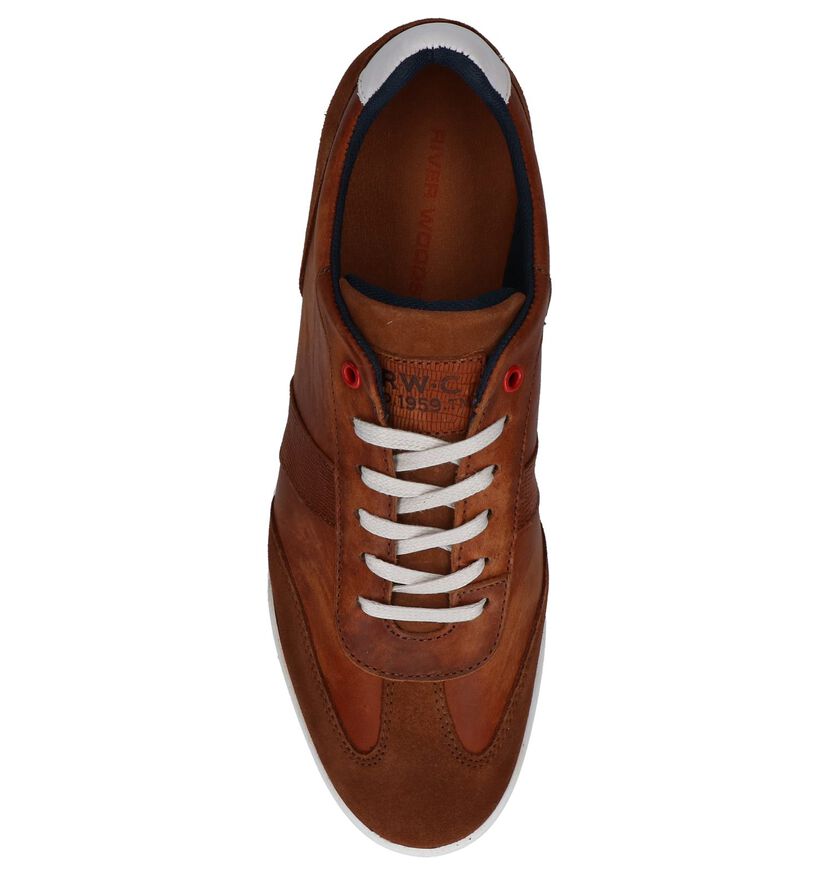River Woods Chaussures basses en Cognac en cuir (246509)