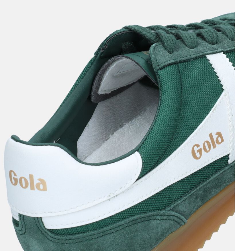 Gola Tornado Baskets en Vert pour hommes (336350) - pour semelles orthopédiques