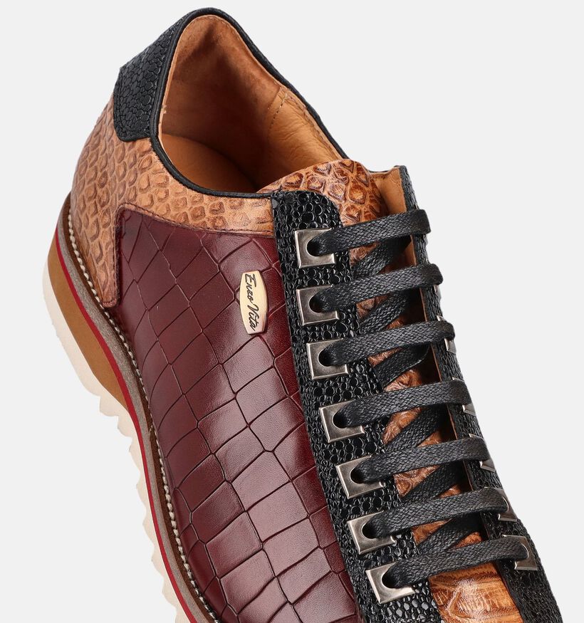 Enzo Vita Achille 18 Bordeaux Veterschoenen voor heren (382289) - geschikt voor steunzolen