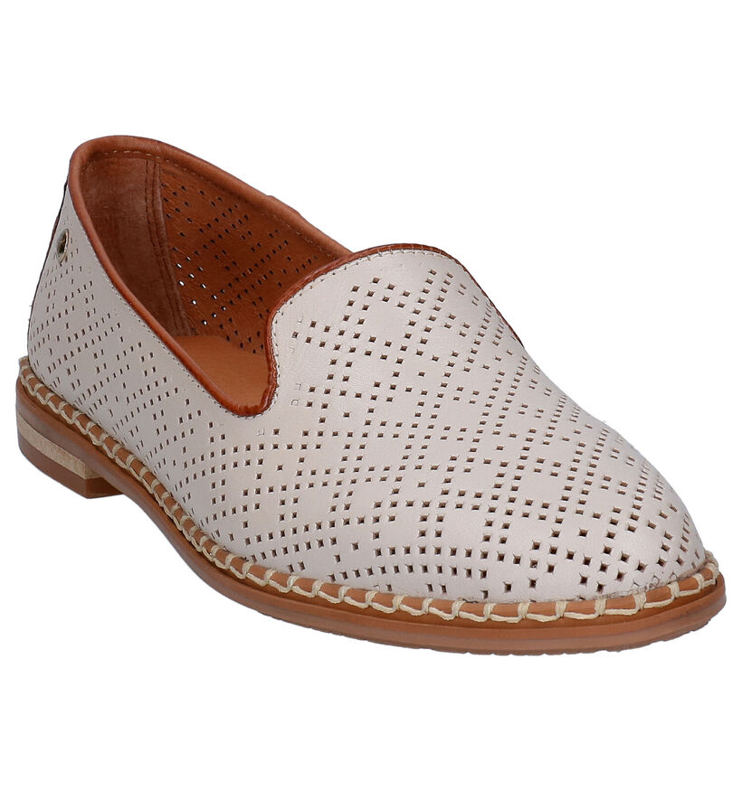 Pikolinos Merida Beige Loafers in leer (289106)