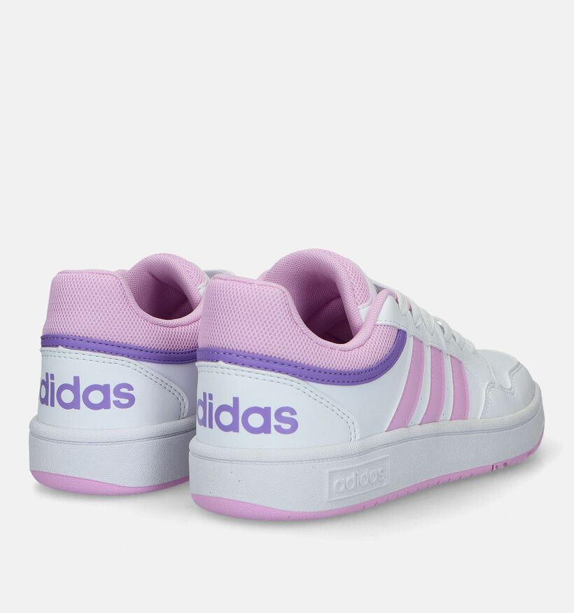 adidas Hoops 3.0 Witte Sneakers voor meisjes (326928) - geschikt voor steunzolen