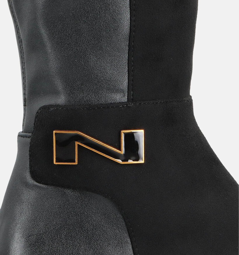 Nathan-Baume Bottes hautes en Noir pour femmes (363623) - pour semelles orthopédiques