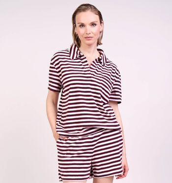 JDY T-shirts Bleu/Rose/Bordeaux