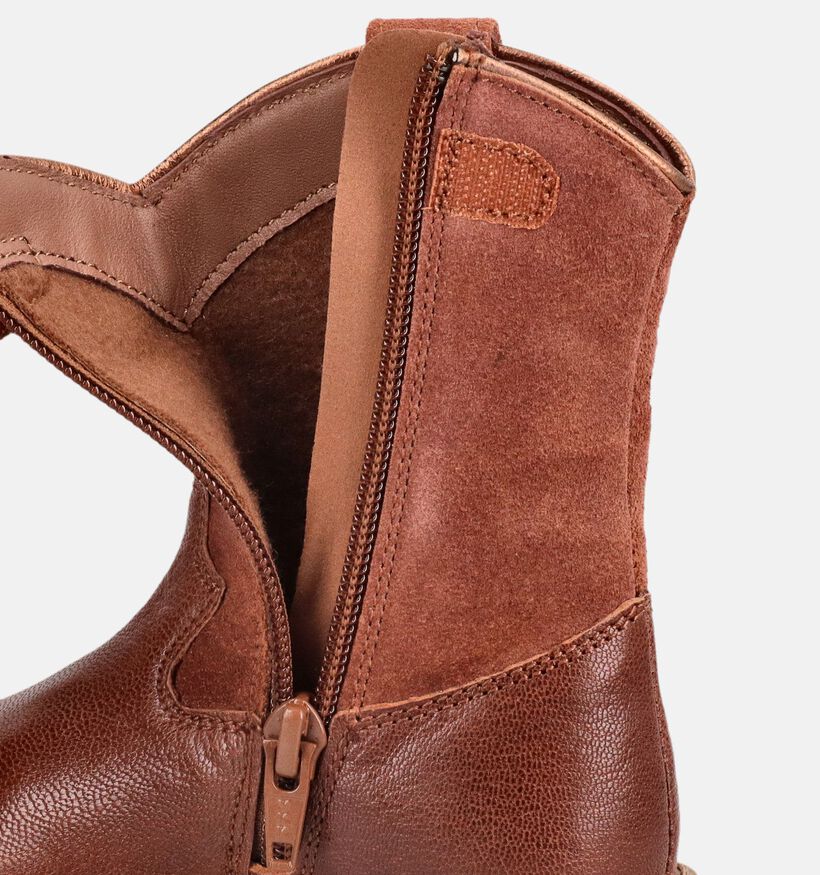 Milo & Mila Cognac Laarzen voor meisjes (376431) - geschikt voor steunzolen