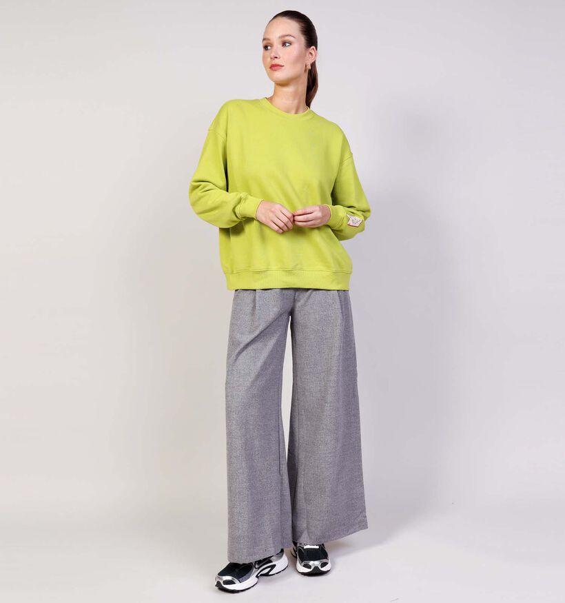 Pieces Muggi Sweatshirt en Vert pour femmes (365637)