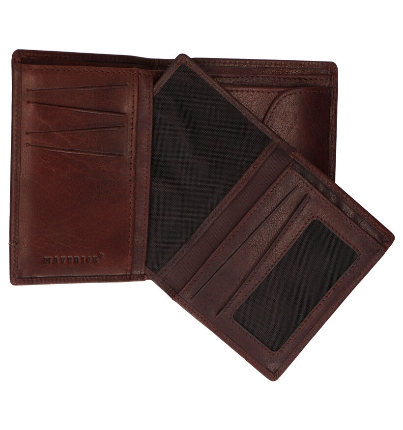 Maverick Cognac Portefeuille in leer (301667)