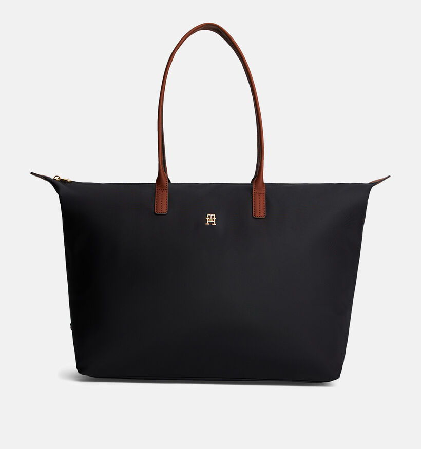 Tommy Hilfiger Popette Maxi Cabas en Noir/Cognac pour femmes (379497)