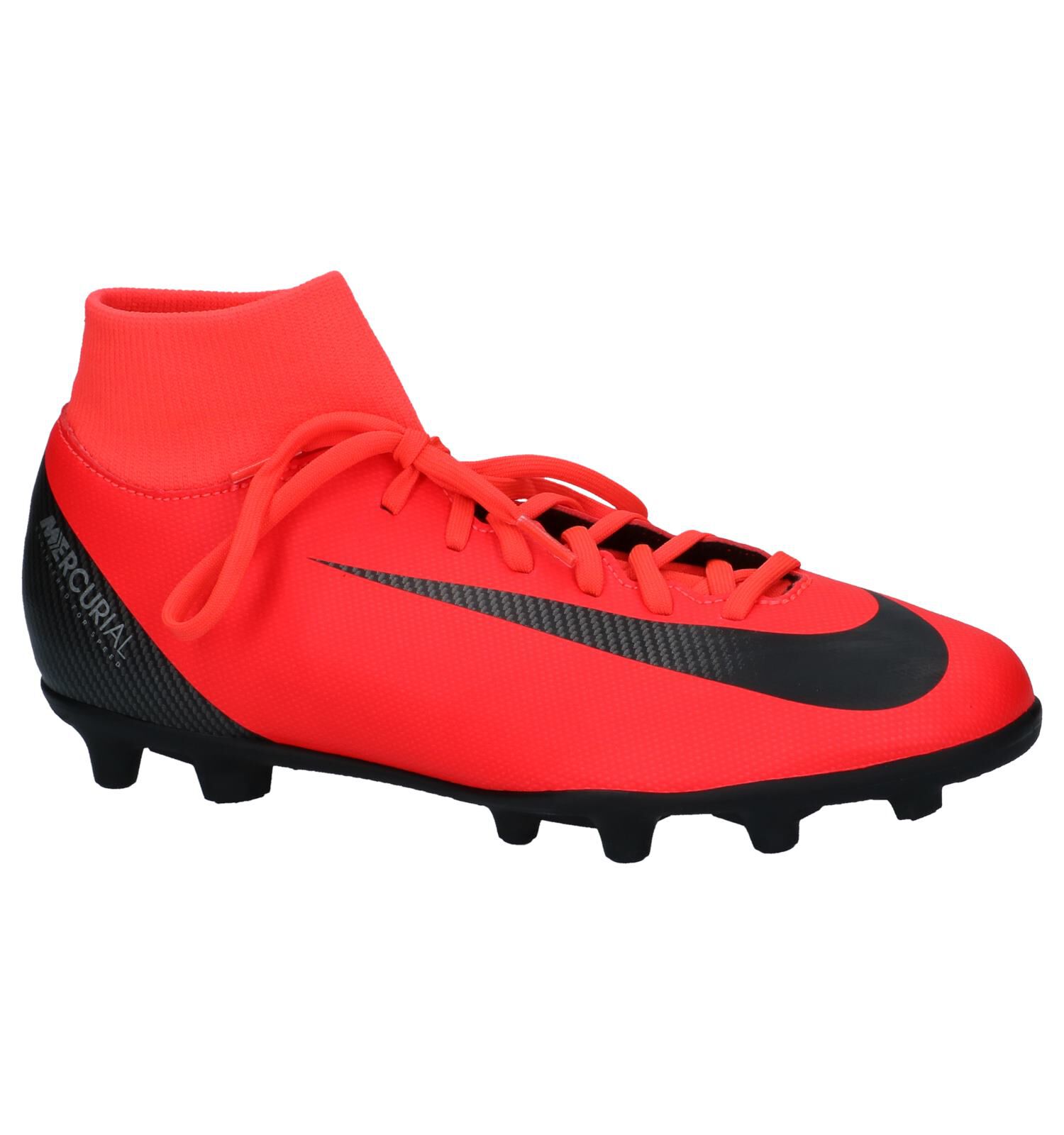 Chaussure de foot nike rouge online