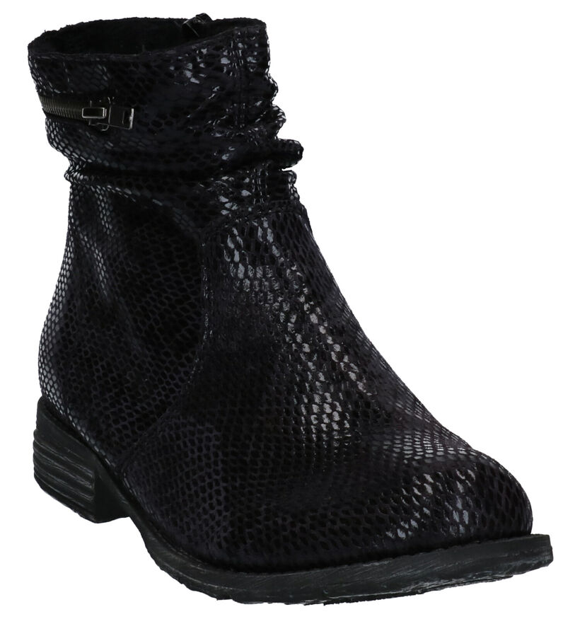 Rieker Bottines plates en Cognac pour femmes (315753)