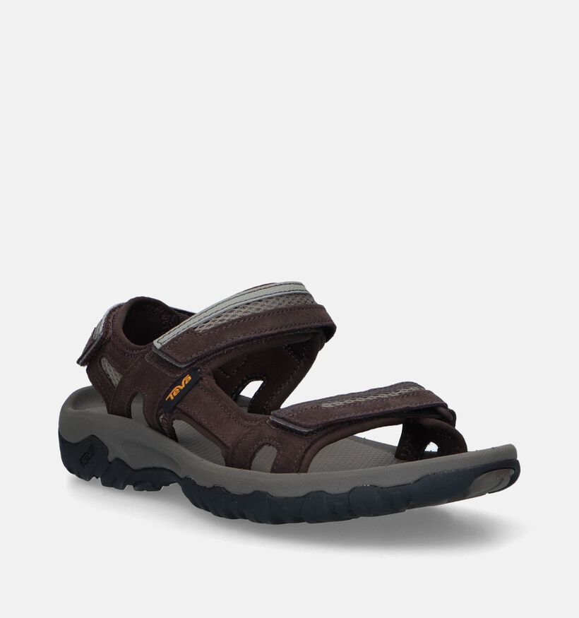 Teva Hudson Sandales de marche en Taupe pour hommes (354635)
