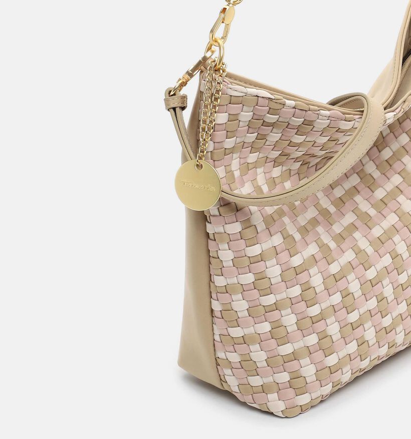 Tamaris Krister Beige Schoudertas met Riem voor dames (371387)