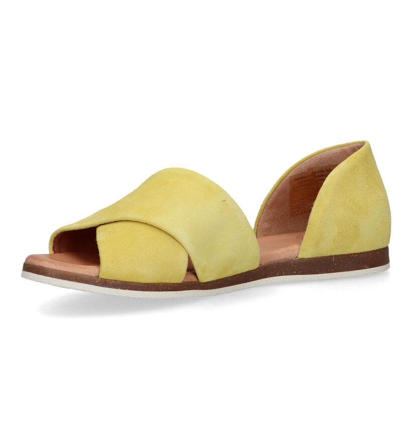 Apple of Eden Chuisi Sandales en Jaune pour femmes (322605)