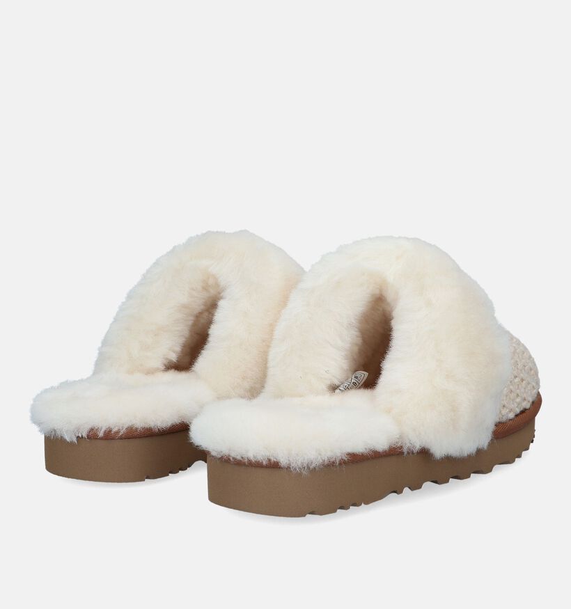 UGG Cozy Pantoufles en laine en Beige pour femmes (329277)