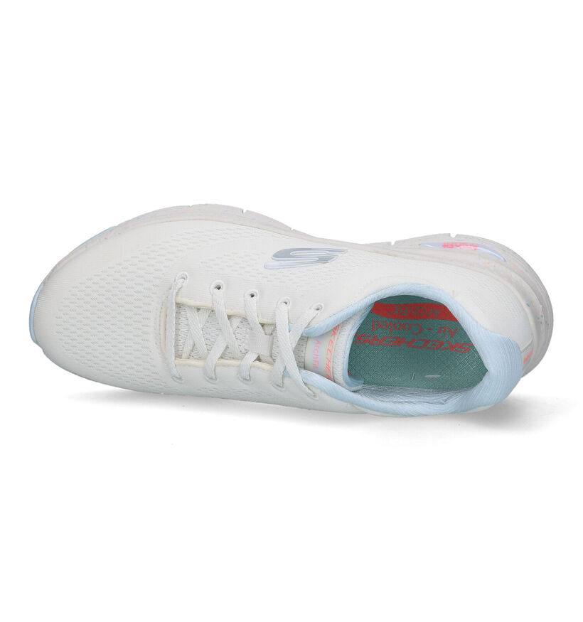 Skechers Arch Fit Witte Sneakers voor dames (321359) - geschikt voor steunzolen