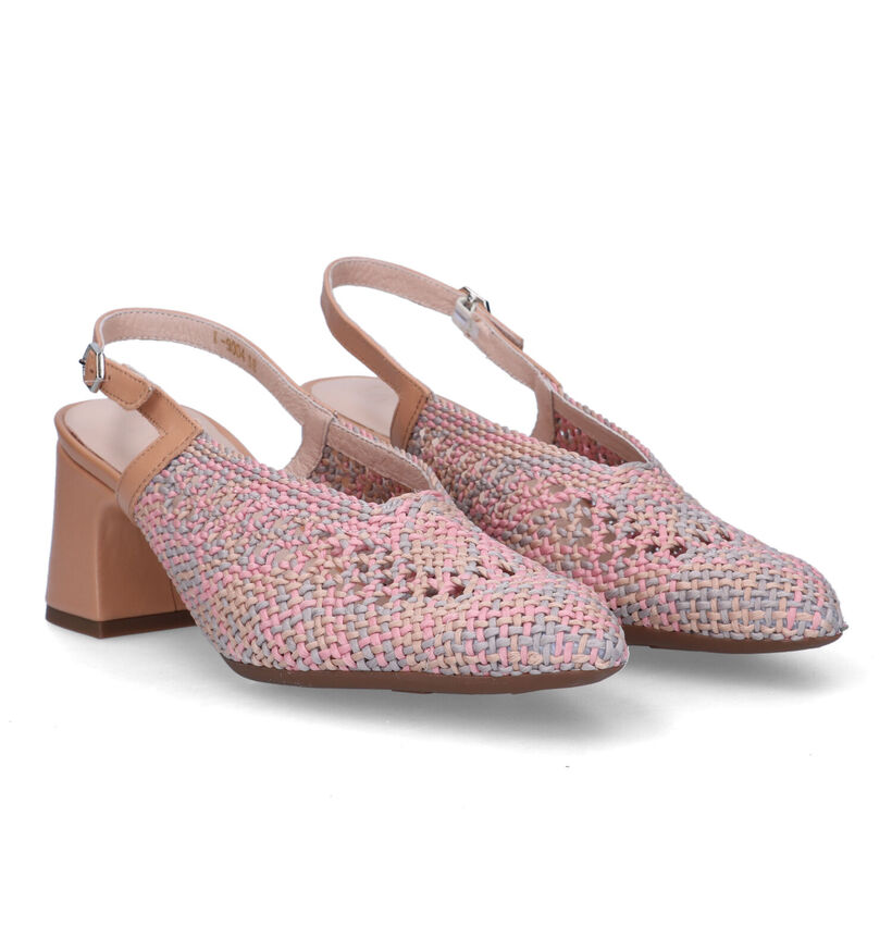 Wonders escarpins slingback en Rose pour femmes (324755)