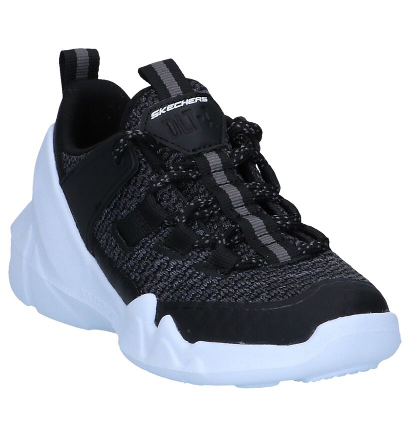 Zwarte Sneakers Skechers in stof (250720)