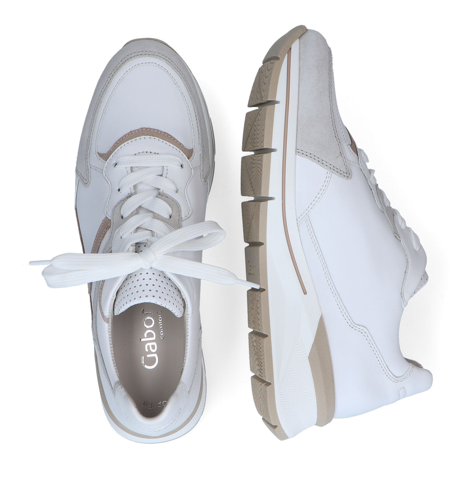 Gabor best sale witte sneakers