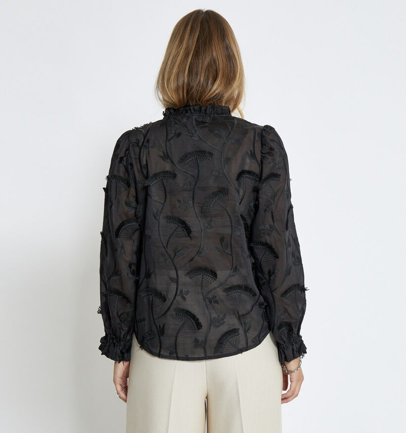 Minus Piper Zwarte Blouse voor dames (359239)