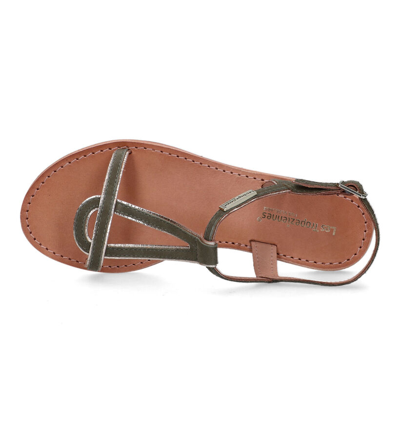 Les Tropeziennes Habuc Kaki Sandalen in nubuck (324764)