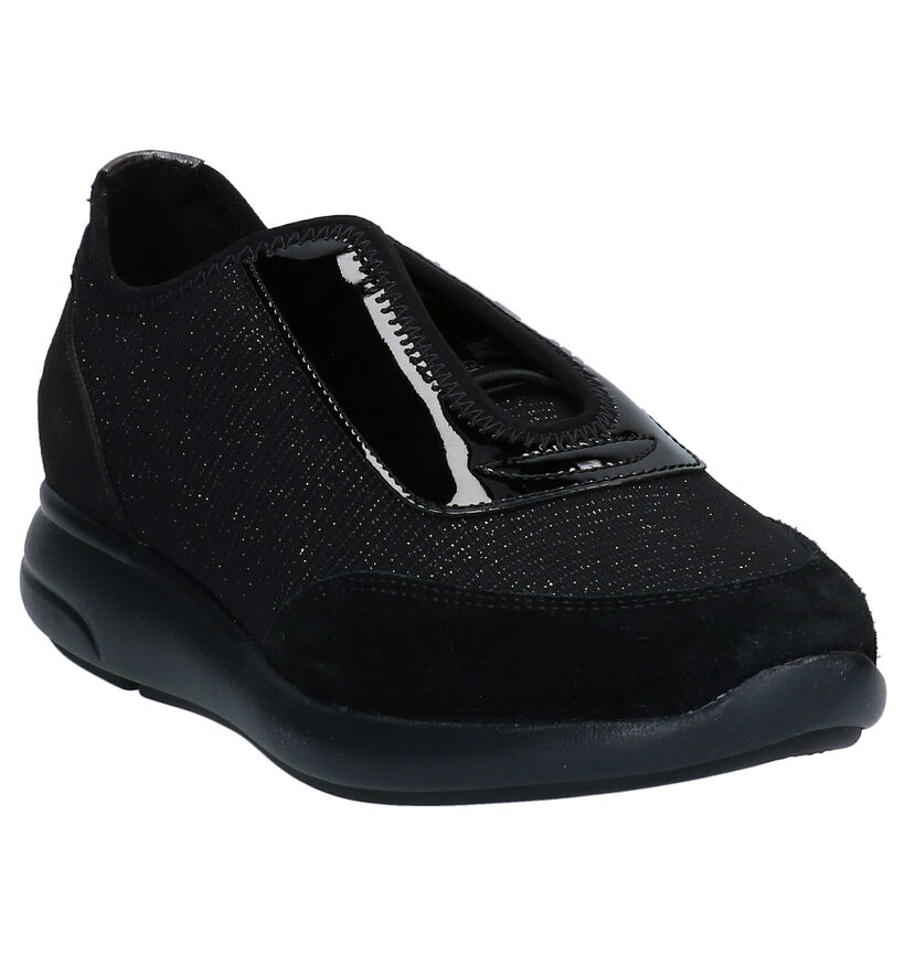 Geox Ophira Chaussures slip-on en Noir en simili cuir (277056)