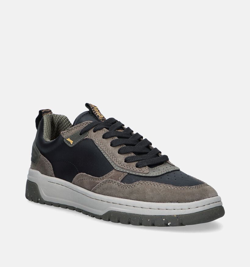 Jeep Latitude Chaussures à lacets en Vert Kaki pour hommes (344445) - pour semelles orthopédiques