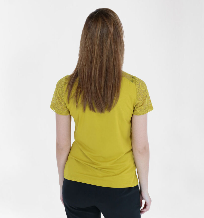 Tramontana T-shirt en Jaune (282003)