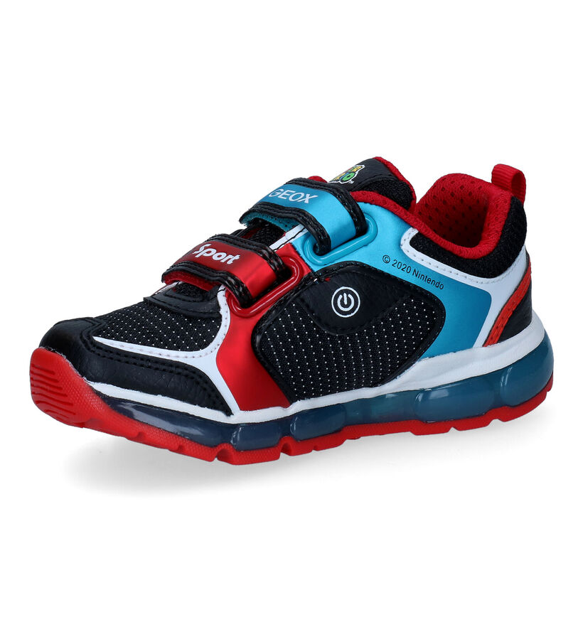 Geox Android Multicolor Velcroschoenen met Lichtjes voor jongens (298020) - geschikt voor steunzolen