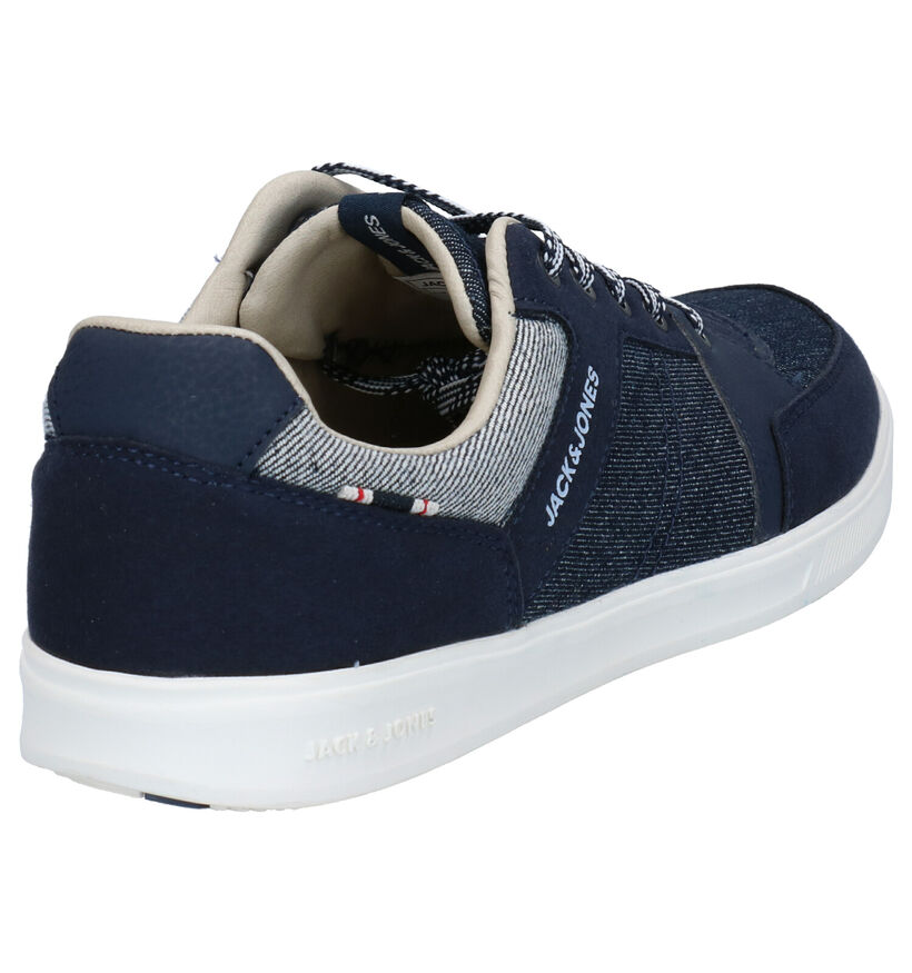 Jack & Jones Newington Blauwe Veterschoenen in stof (269102)