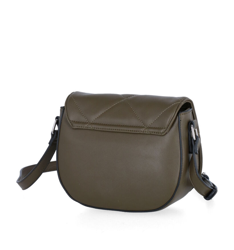 Keddo London Sac porté croisé en Vert kaki en simili cuir (299992)
