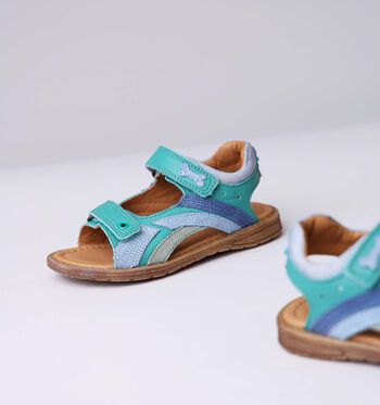 STONES and BONES Sandalen Blauw/Groen