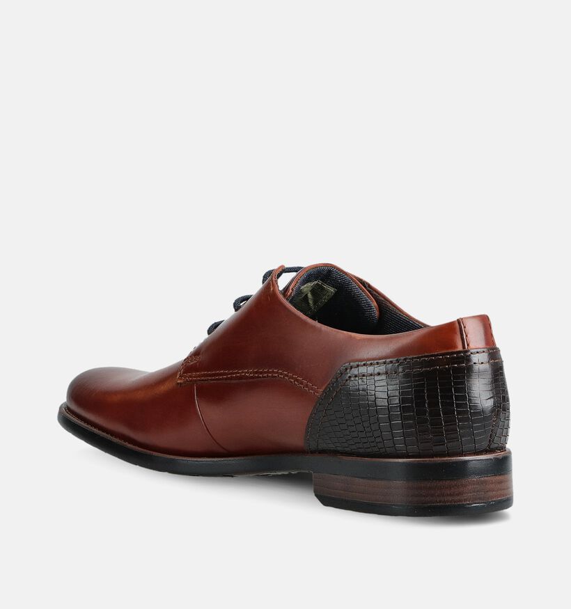 Bugatti Licio Chaussures classiques en Marron pour hommes (367317)