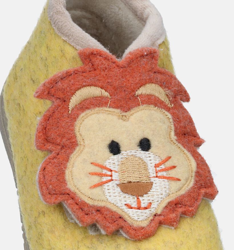 Milo & Mila Pantoufles pour bébé en Jaune pour garçons, filles (332294)