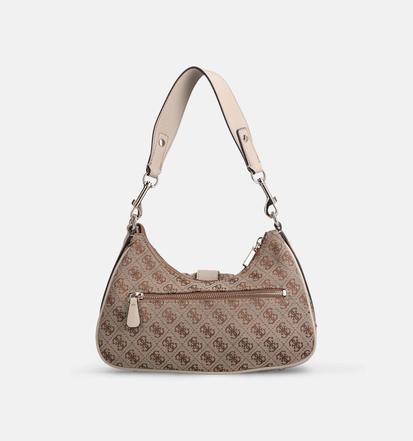 Guess Latte Logo Bruine Schoudertas voor dames (372414)