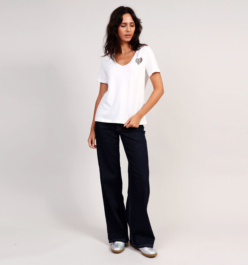 Vero Moda Florita Witte T-shirt voor dames (366407)