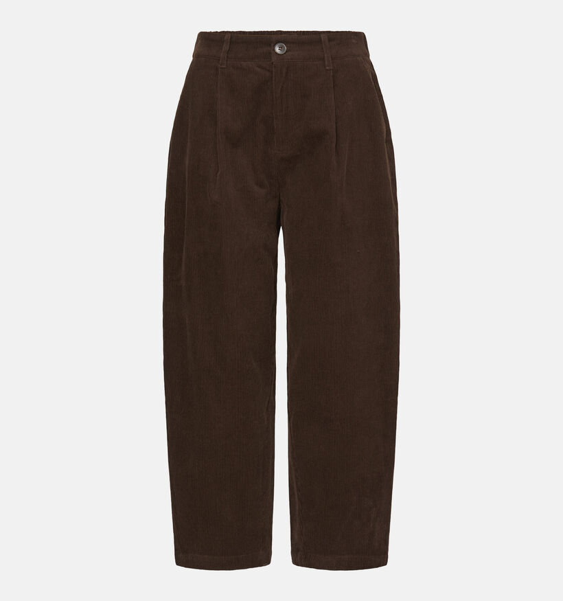 Fransa Calana Donkerbruine Broek voor dames (379930)