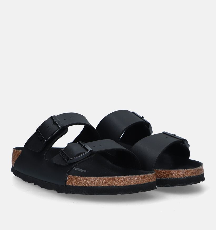 Birkenstock Arizona Zwarte Slippers voor dames (331483)