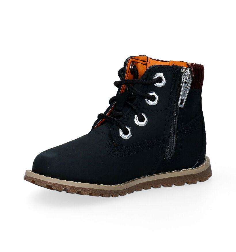 Timberland Pokey Pine H&L Blauwe Boots in daim (293802)