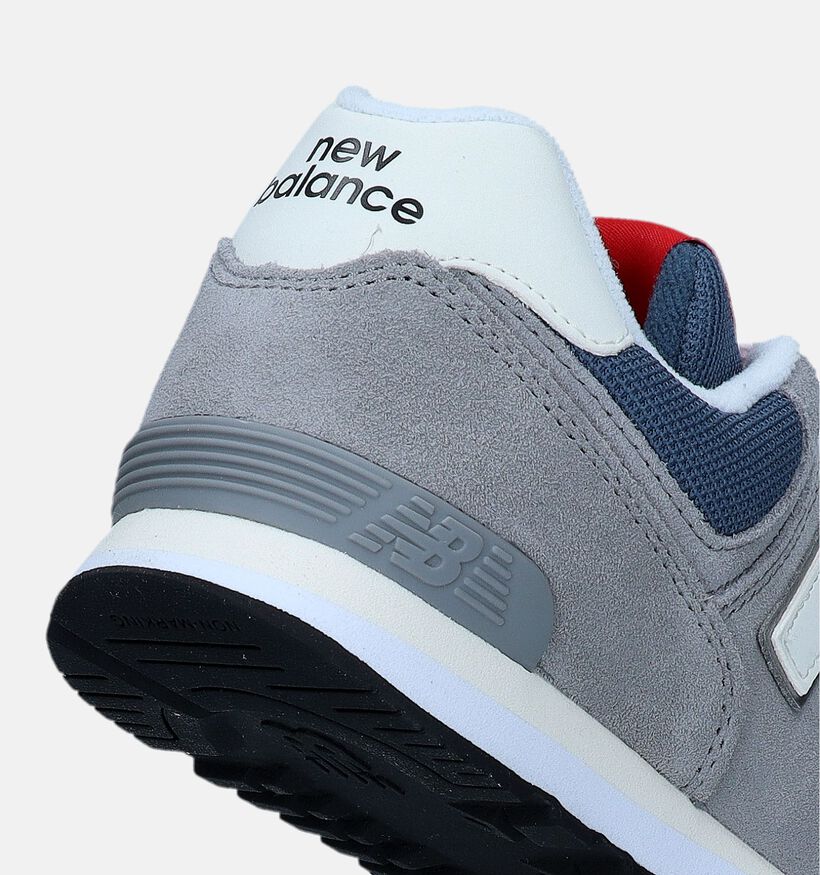 New Balance GC 574 Grijze Sneakers voor jongens, meisjes (334559) - geschikt voor steunzolen