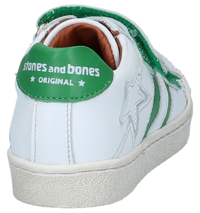 Stones and Bones Baskets basses en Blanc en cuir (217198)
